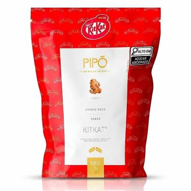 Imagem de Pipoca Doce Sabor Kit Kat 70g Pronta para Consumo Crocante Gourmet - N
