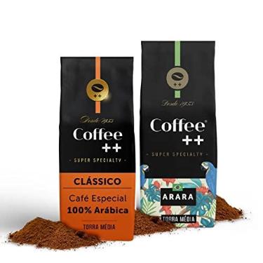 Imagem de Kit Café Especial Torrado e Moido Coffee Mais - 2 unidades (Arara + Classico)