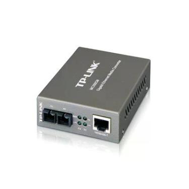 Imagem de Conversor De Mídia Tp-link Mc200cm Fibra Óptica Gigabit 10/100/1000mbps Multi Modo