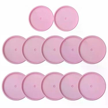 Imagem de Disco Inteligente Rosa Bebê 24mm para Caderno Cassmar 12un