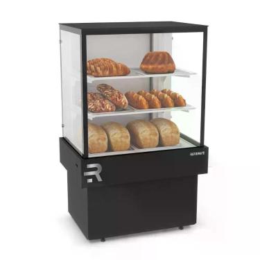 Imagem de Vitrine Confeitaria Seca 75 Cm Vanguard Plus Tampo Aproveitável CVPS750 220V Refrimate