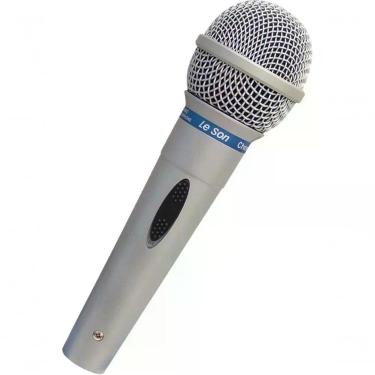 Imagem de Microfone com Fio MC-200 Profissional com Cápsula Dinâmica Neodímio e Diagrama Cardióide Prata Leson
