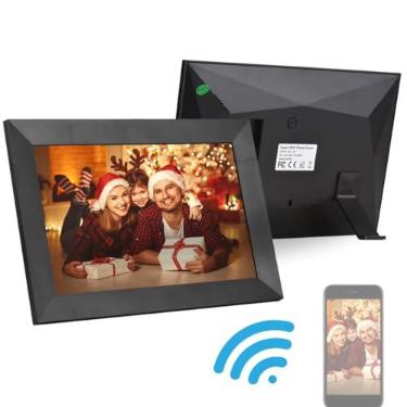 Imagem de Porta-Retrato Digital com Tela Touch Screen, 10 Polegadas, 16GB, Wi-Fi, 35 x 21 x 5 cm