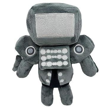 Imagem de Skibidi Titan Tv Man Plush, Titan Tv Man Toilet Bosses Plushies Toys, BigBoss Robot Tv Man and Tv Woman Stuffed Plush Doll, Brinquedos de Pelúcia Bonitos e Aconchegantes Presentes para Meninos e Meninas