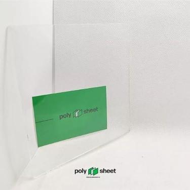 Imagem de Placa Chapa de Poliestireno Similar Acrílico Transparente Cristal (2mm, 50cm x 50cm)
