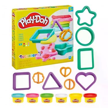 Imagem de Conjunto de Massinha de Modelar Infantil Play Doh Formas com Acessorios Variados para Criatividade com Acessórios