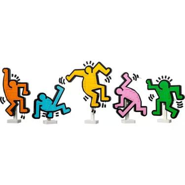 Imagem de Kit de Construção Lego Art Keith Haring Figuras Dançantes com 1773 Peças para Adultos Lego