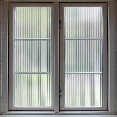 Imagem de Película de janela VELIMAX Reeded Glass Frosted 90x400cm Privacidade