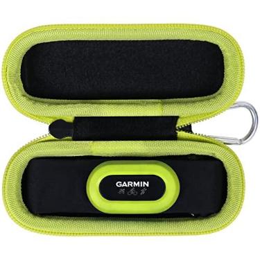 Imagem de Aenllosi Capa rígida de substituição compatível com Garmin HRM-Pro Plus, suporte premium para monitor de frequência cardíaca (somente capa) (zíper amarelo)