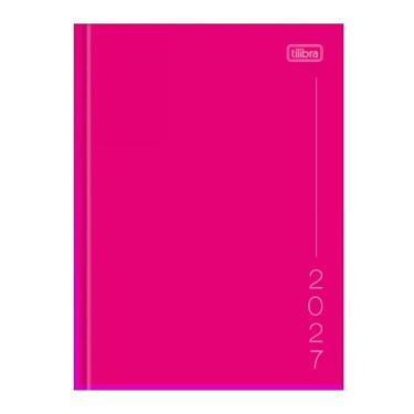 Imagem de Agenda Costurada Capa Dura Pepper 2027 - 12,3x16,6cm - Tilibra ROSA