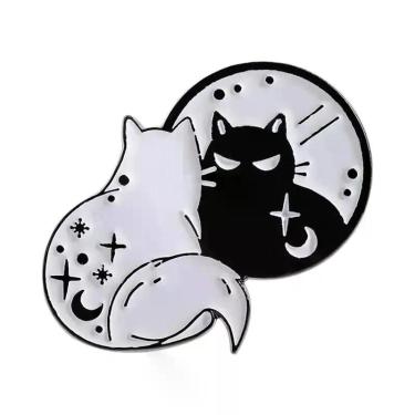 Imagem de Pins De Esmalte, Broches E Distintivos De Lapela Com Temas De Gato Fan