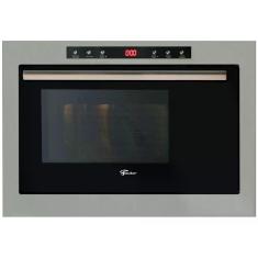 Forno Micro-ondas Fischer De Embutir 25L Com Dourador Inox 127V, Inox,