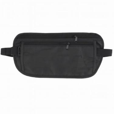 Imagem de Pochete doleira Porta dinheiro Preto-cinto elástico