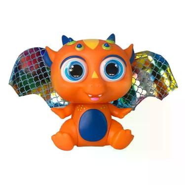 Imagem de Bebê Dragão Flying Baby Com Asas - Laranja