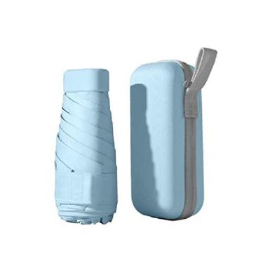 Imagem de Sombrinha ultraleve Dft com proteção solar UV, dobrável, mini, portátil, 14 cm