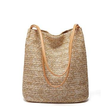 Imagem de Bolsa feminina pequena bolsa de praia de palha fofa bolsa Hobo moda bolsa bolsa bolsa tiracolo moda 2025