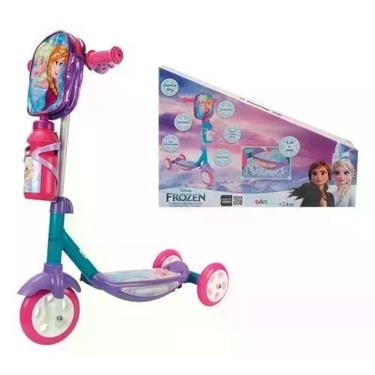Imagem de Patinete Frozen C/ Led Som e Acessórios - BBR - Bbr Toys