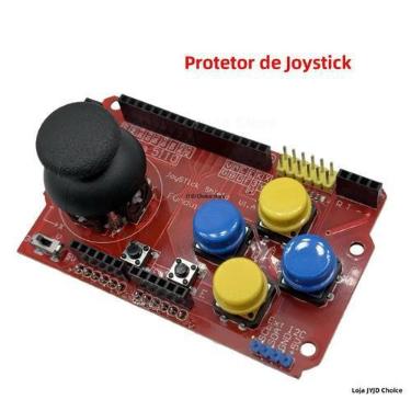 Imagem de Escudo de joystick para placa de expansão arduino função de teclado e