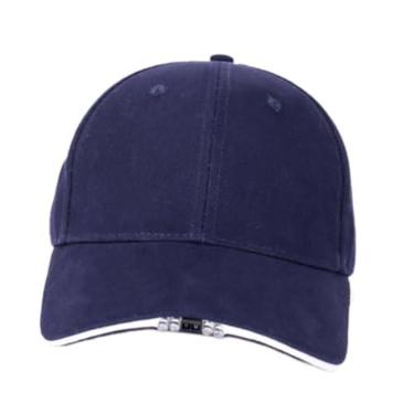 Imagem de rockible Boné de beisebol com iluminação LED, boné prático ajustável e ativado, chapéu de pesca para homens, pai, marido, trabalho manual, Azul