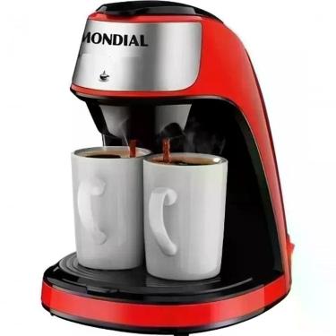 Imagem de Cafeteira Elétrica de Filtro Mondial Luxxred Plástico 2 Xícaras Vermelho 500W 220V
