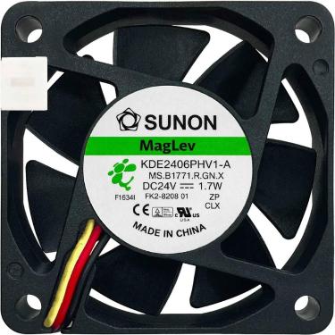 Imagem de Cooler KDE2406PHV1-A 24V 1.7W 0.07A 3L 3P 6015 Original - Sunon