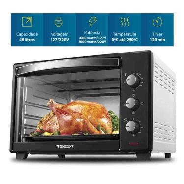 Imagem de Forno De Bancada Elétrico Best Forno Plus 48l 48l 110v, 110V