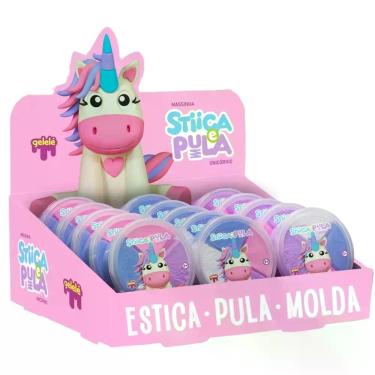 Imagem de Massa para Modelar Criativa Stica e Pula Unicornio 4CORES( DP.C/15