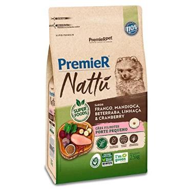 Imagem de Premier Pet Premier Nattu Caes Filhote Racas Pequenas Mandioca 2 5Kg