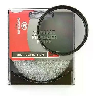 Imagem de Filtro Polarizador 62mm Greika - Filtro CPL 62mm