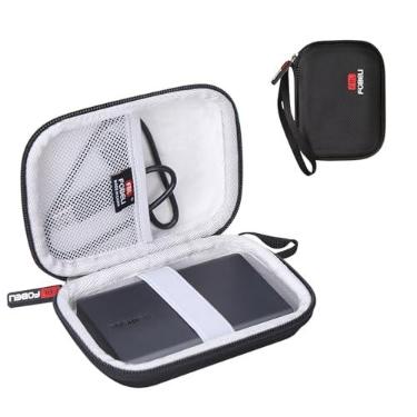 Imagem de FBLFOBELI Capa de disco rígido para Toshiba Canvio Basics/WD Elements My Passport/Seagate/UnionSine/Samsung T9 Disco rígido externo portátil 1TB 2TB 3TB 4TB USB 3.0 6.3 cm HDD Bolsa de viagem à prova