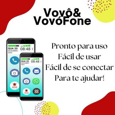 Imagem de Celular positivo vovô&vovófone 16gb icones grandes zap botão sos, Pret