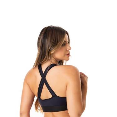 Imagem de KIT 3 Top Fitness de Poliamida Suplex Liso Sem Bojo Reforçado Feminino Roupas Para Academia Ginástica Revenda (BR, Alfa, P, Regular, cores variadas)