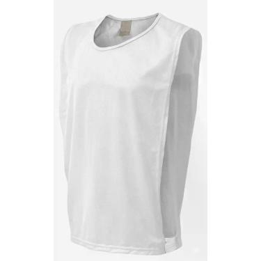 Imagem de Kit 20 Coletes TRB Esportivo Treino Futebol Adulto, Branco