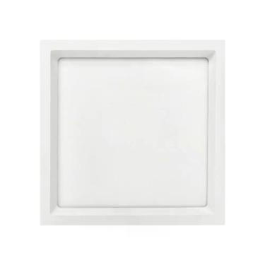 Imagem de Painel de Led Embutir Stella Deep Quadrado 34x34cm Recuado 28W, 5000K 