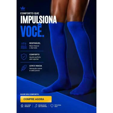 Imagem de Meião de futebol selene 4171.006, 39-43, Azul