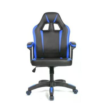 Imagem de Cadeira Gamer Fortt Lípsia, Até 120KG, Reclinável, Preto e Azul - Cgf002-a