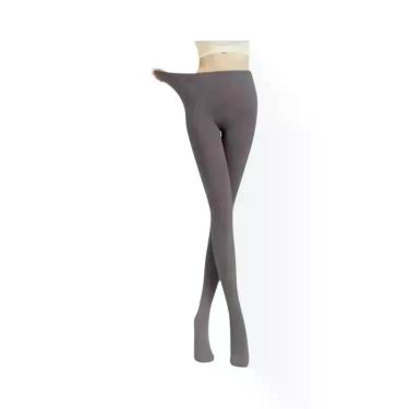 Imagem de Leggings Femininas Forradas Com Lã De Pérola, Calças Térmicas Grossas 