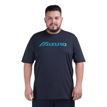 Imagem de Camiseta Mizuno Big Logo Masculina, G2, Azul