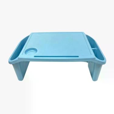 Imagem de Bandeja Mesa Colo Apoio Comer Refeição Cama Suporte Notebook Azul