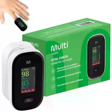 Imagem de Oxímetro de Pulso Multisaúde Hc276 para Medir Oxigenação do Sangue e Pulsação com Display Tft