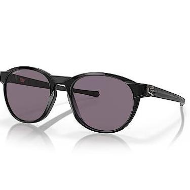 Imagem de Oakley Óculos de sol masculinos OO9126 Reedmace redondos, tinta preta/cinza prizm, 54 mm