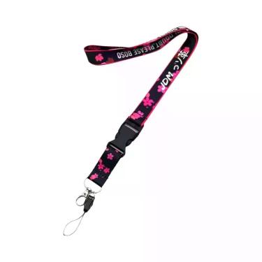 Imagem de Chaveiro Lucky Cat Estilo JDM Com Cordão Para Cartão De Identidade E C