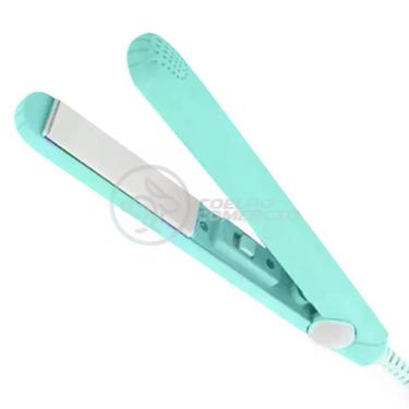 Imagem de Mini Chapinha Prancha 17Cm Bivolt 110|220V Profissional Azul