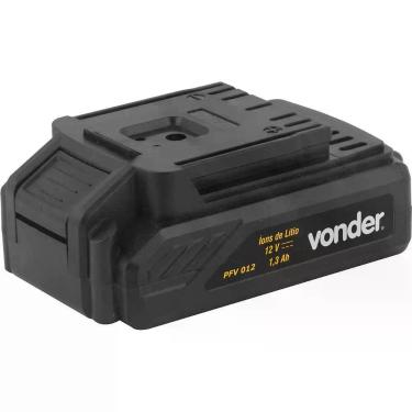 Imagem de Bateria PFV 012 Íons de Lítio 12V 1,3AH para Parafusadeira Furadeira Vonder
