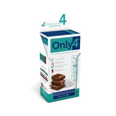 Imagem de Chocolate 70% Cacau com Chia Zero Only 4 80g