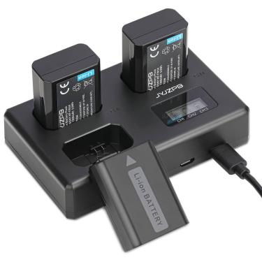 Imagem de Bateria de reposição e carregador para Sony A6400 A6000 ZV-E10 - JYJZP