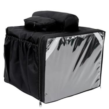 Imagem de Bag Mochila Motoboy Para Entregas Ifood Delivery Pizza Com Isopor 45 litros