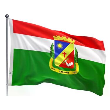 Imagem de Bandeira do Município de Caruaru Uma Face Estampada Tamanho 90x128cm -