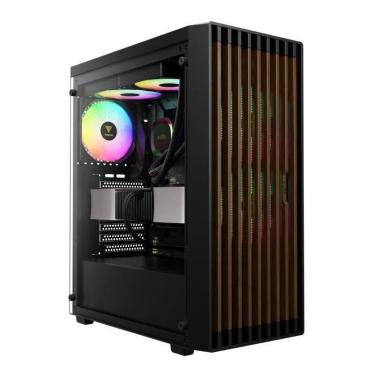 Imagem de Gabinete Gamer Gamdias Aura GC4 Elite 3 Fans ARGB S/Fonte Mid Tower Pr