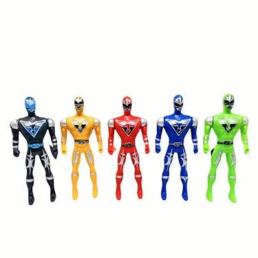 Imagem de Bonecos Power Ranger Kit 5 Brinquedos Heróis Infantil - Magalu LOJA DI
